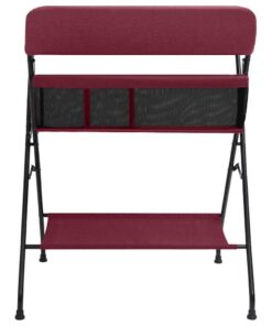 vidaXL Verschoontafel ijzer rood