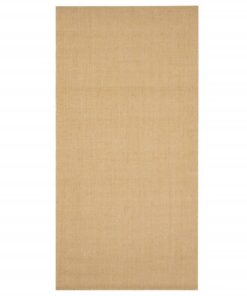 vidaXL Vloerkleed 100x200 cm natuurlijk sisal