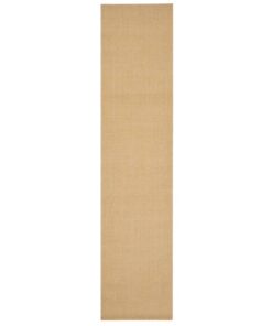 vidaXL Vloerkleed 66x300 cm natuurlijk sisal
