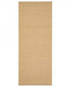 vidaXL Vloerkleed 80x200 cm natuurlijk sisal