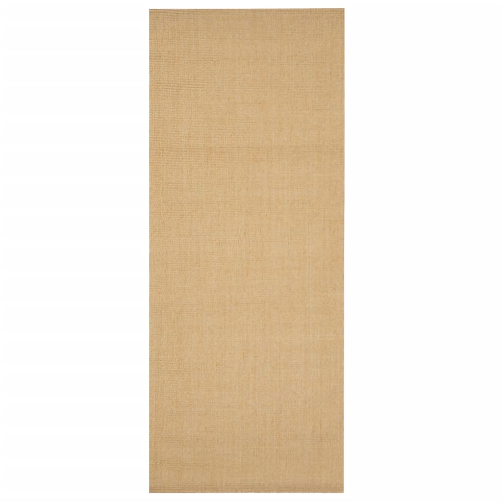 vidaXL Vloerkleed 80x200 cm natuurlijk sisal