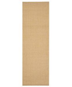 vidaXL Vloerkleed 80x250 cm natuurlijk sisal