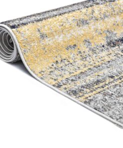 vidaXL Vloerkleed Grijs 120 x 170 cm Polyetheen