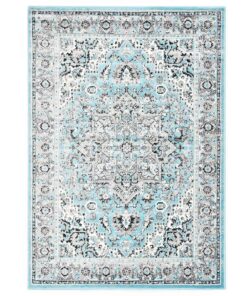 vidaXL Vloerkleed Lichtblauw 80 x 150 cm Polyetheen