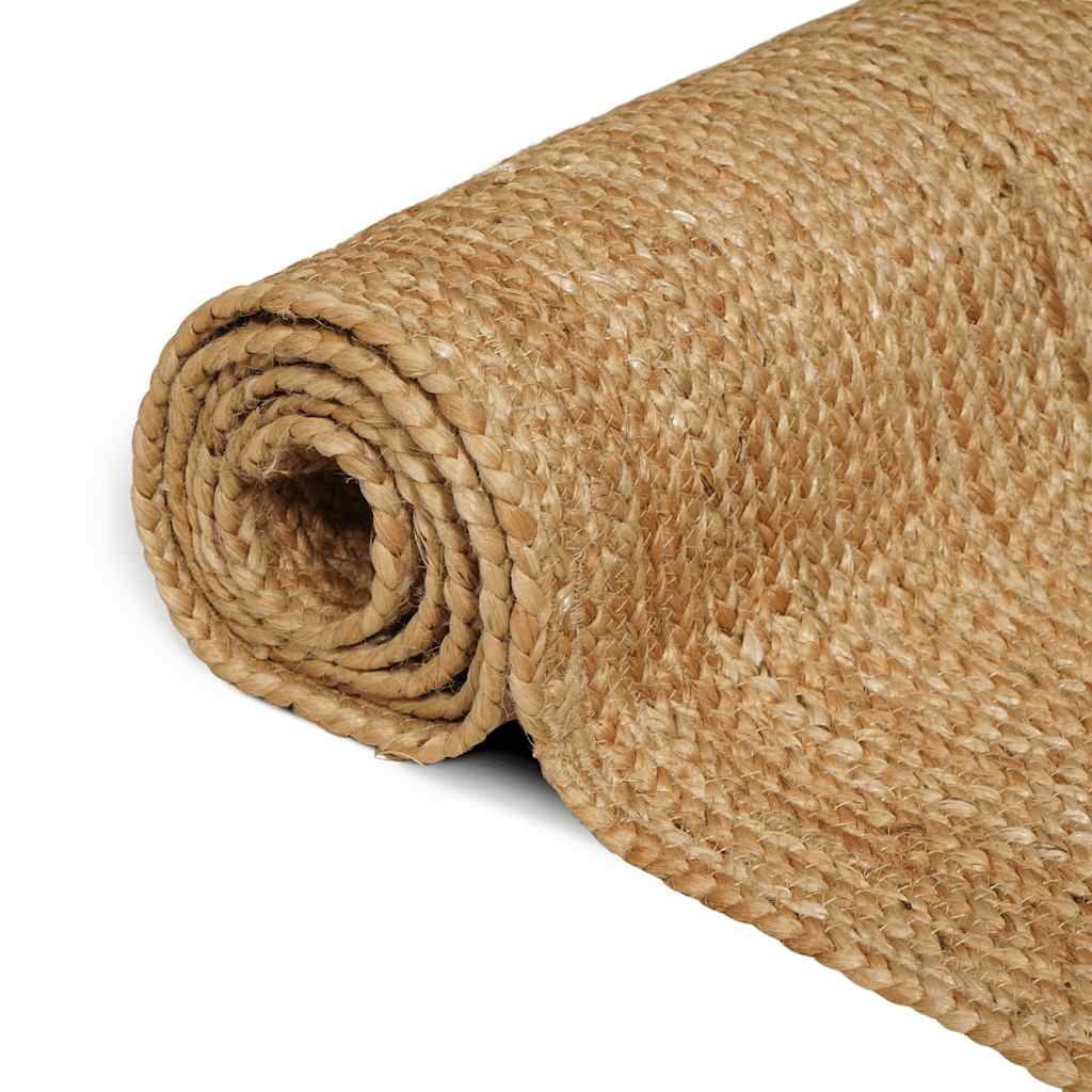 vidaXL Vloerkleed handgemaakt 160x230 cm jute naturel - Image 4