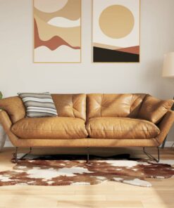 vidaXL Vloerkleed koeienpatroon wasbaar anti-slip 120x170 cm zwart wit