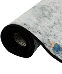 vidaXL Vloerkleed wasbaar anti-slip 120x180 cm meerkleurig