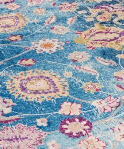 vidaXL Vloerkleed wasbaar anti-slip 120x180 cm meerkleurig