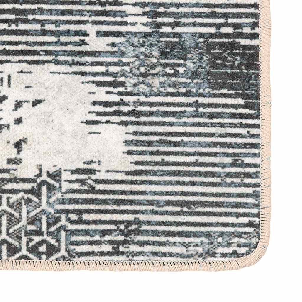 vidaXL Vloerkleed wasbaar anti-slip 160x230 cm meerkleurig