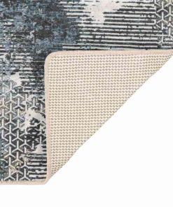 vidaXL Vloerkleed wasbaar anti-slip 160x230 cm meerkleurig