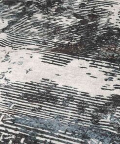 vidaXL Vloerkleed wasbaar anti-slip 160x230 cm meerkleurig