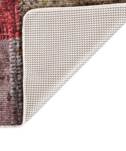 vidaXL Vloerkleed wasbaar anti-slip 400x300 cm meerkleurig