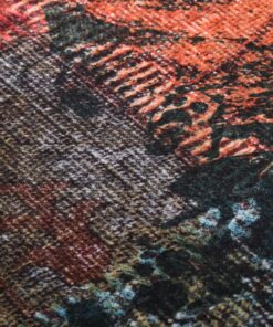 vidaXL Vloerkleed wasbaar anti-slip 400x300 cm meerkleurig