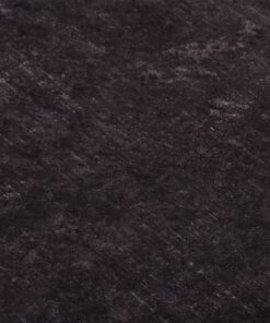 vidaXL Vloerkleed wasbaar anti-slip 400x300 cm zwart en goudkleurig