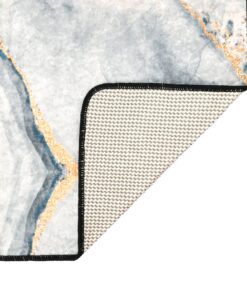 vidaXL Vloerkleed wasbaar anti-slip 80x150 cm meerkleurig