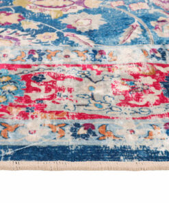 vidaXL Vloerkleed wasbaar anti-slip 80x150 cm meerkleurig