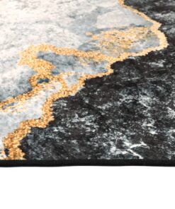 vidaXL Vloerkleed wasbaar anti-slip 80x150 cm meerkleurig