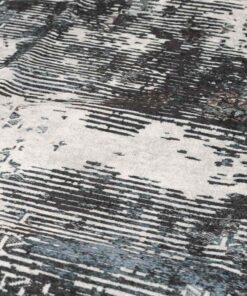 vidaXL Vloerkleed wasbaar anti-slip 80x150 cm meerkleurig