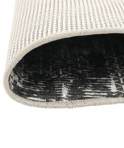 vidaXL Vloerkleed wasbaar anti-slip Ø 120 cm meerkleurig