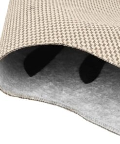 vidaXL Vloerkleed zebrapatroon wasbaar anti-slip 120x170 cm zwart wit