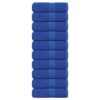 vidaXL Washandjes FROGN 10 st 30x30 cm 360 g/m² blauw