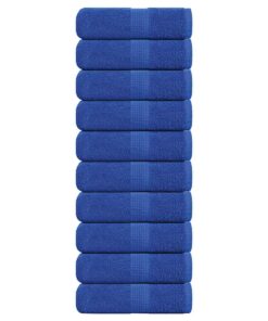 vidaXL Washandjes FROGN 10 st 30x30 cm 360 g/m² blauw