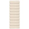 vidaXL Washandjes FROGN 10 st 30x30 cm 360 g/m² crème
