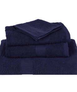 vidaXL Washandjes FROGN 10 st 30x30 cm 360 g/m² marineblauw