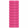 vidaXL Washandjes FROGN 10 st 30x30 cm 360 g/m² roze