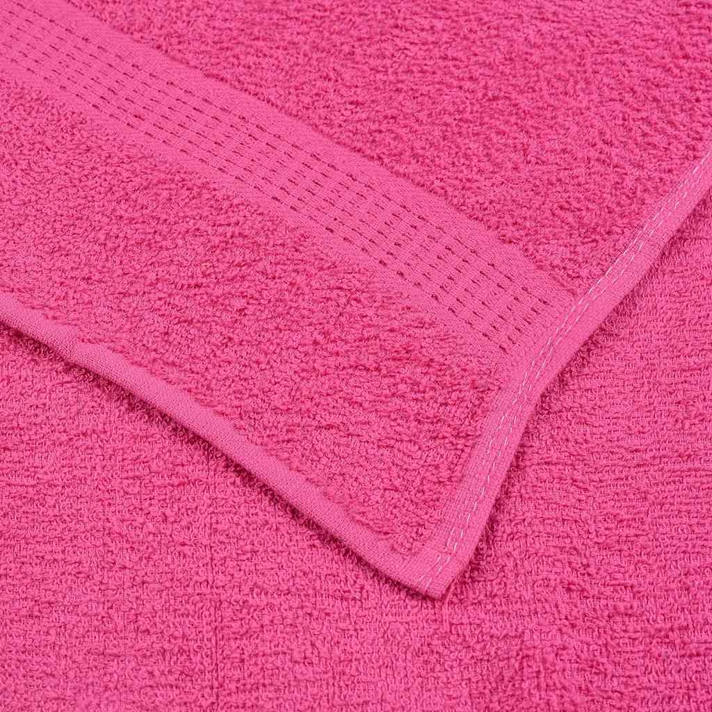vidaXL Washandjes FROGN 10 st 30x30 cm 360 g/m² roze - Image 6