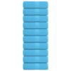 vidaXL Washandjes FROGN 10 st 30x30 cm 360 g/m² turquoise