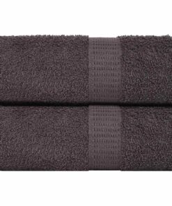 vidaXL Washandjes FROGN 2 st 15x21 cm 360 g/m² antraciet