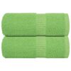 vidaXL Washandjes FROGN 2 st 30x30 cm 360 g/m² appelgroen