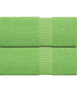 vidaXL Washandjes FROGN 2 st 30x30 cm 360 g/m² appelgroen