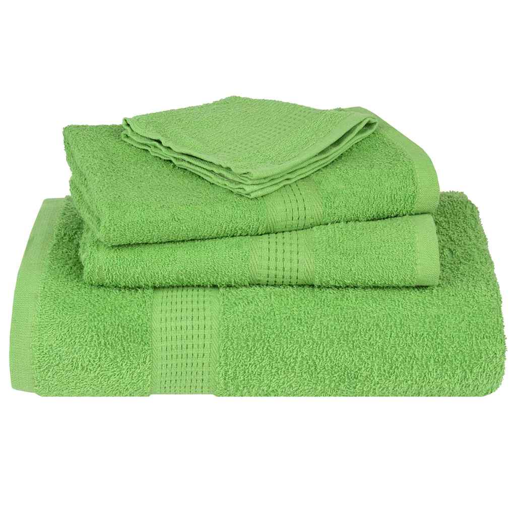 vidaXL Washandjes FROGN 2 st 30x30 cm 360 g/m² appelgroen - Image 4