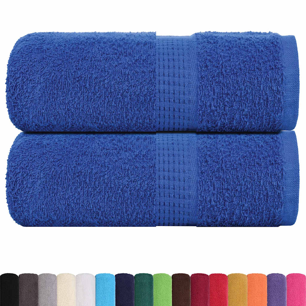 vidaXL Washandjes FROGN 2 st 30x30 cm 360 g/m² blauw