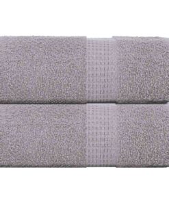 vidaXL Washandjes FROGN 2 st 30x30 cm 360 g/m² grijs