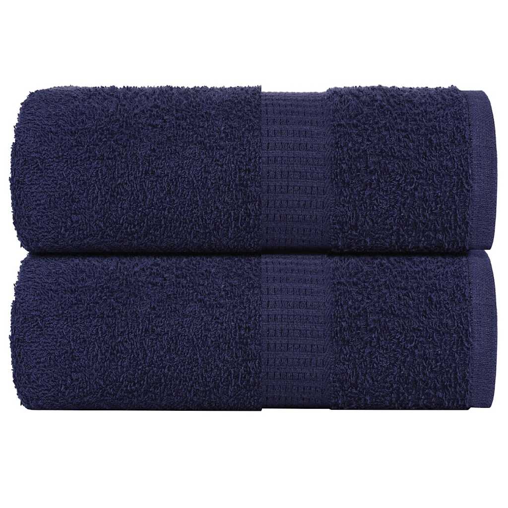 vidaXL Washandjes FROGN 2 st 30x30 cm 360 g/m² marineblauw