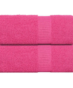 vidaXL Washandjes FROGN 2 st 30x30 cm 360 g/m² roze