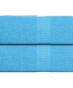 vidaXL Washandjes FROGN 2 st 30x30 cm 360 g/m² turquoise