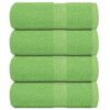 vidaXL Washandjes FROGN 4 st 30x30 cm 360 g/m² appelgroen