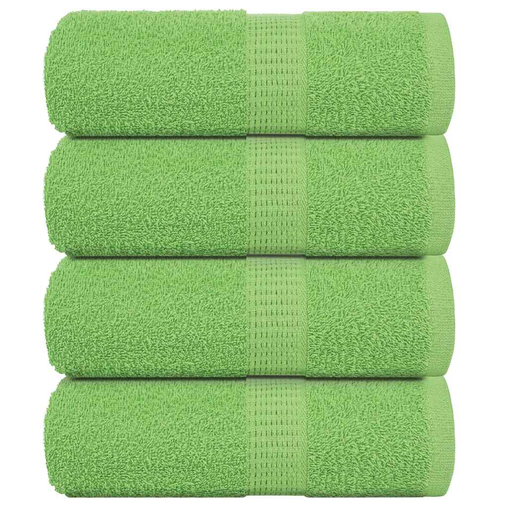 vidaXL Washandjes FROGN 4 st 30x30 cm 360 g/m² appelgroen
