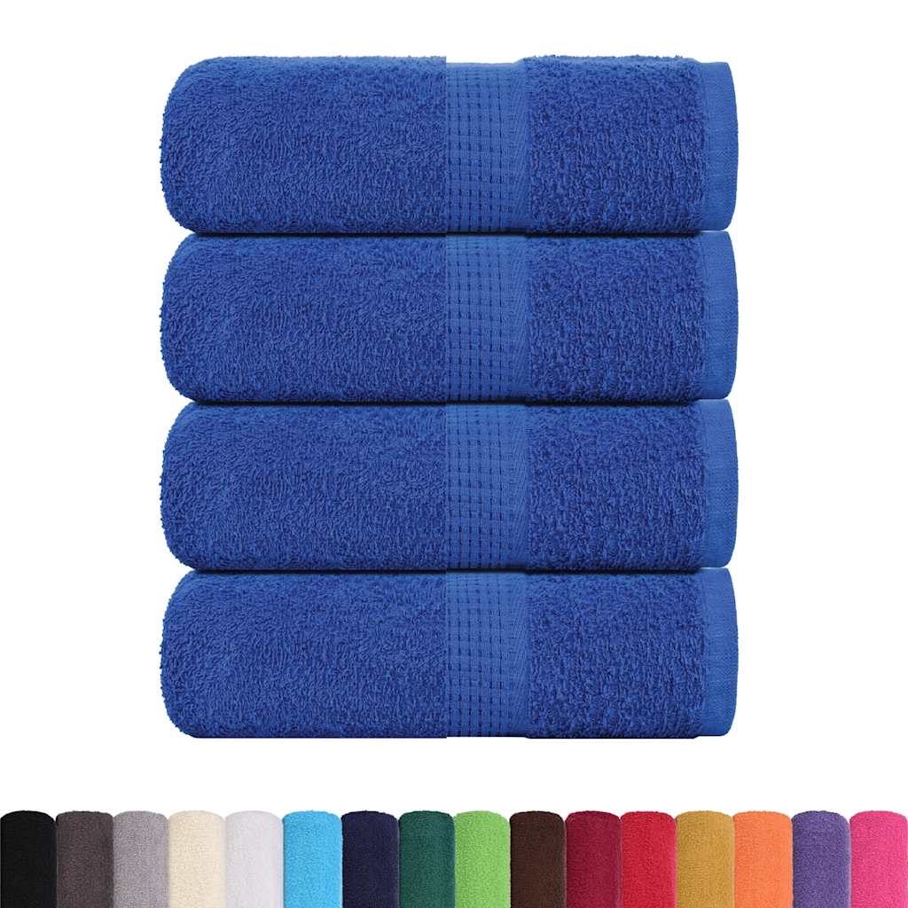 vidaXL Washandjes FROGN 4 st 30x30 cm 360 g/m² blauw