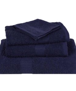 vidaXL Washandjes FROGN 4 st 30x30 cm 360 g/m² marineblauw