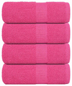 vidaXL Washandjes FROGN 4 st 30x30 cm 360 g/m² roze