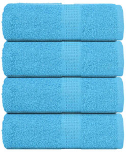 vidaXL Washandjes FROGN 4 st 30x30 cm 360 g/m² turquoise