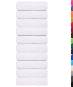 vidaXL Washandjes FROGN 50 st 15x21 cm 360 g/m² wit