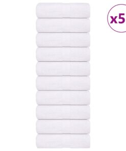 vidaXL Washandjes FROGN 50 st 15x21 cm 360 g/m² wit