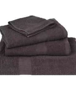 vidaXL Washandjes FROGN 50 st 30x30 cm 360 g/m² antraciet