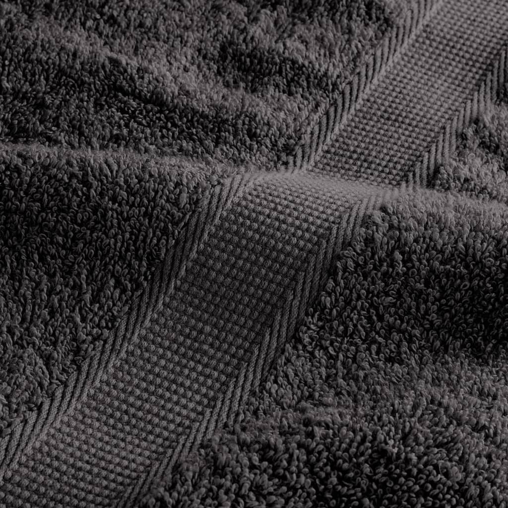 vidaXL Washandjes SOLUND 50 st 600 g/m² 15x21 cm antracietkleurig - Image 7